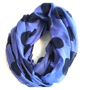 Infinity Scarf with polka dots